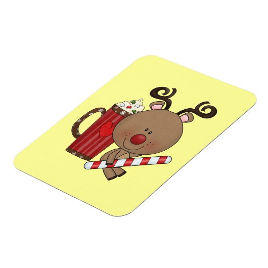 Rudy Reindeer met Cacao Magneet (Linkerzijde)