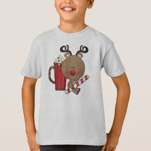 Rudy Reindeer met Cacao T-shirt