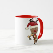 Rudy Reindeer met Klokken Mok (Voorkant rechts)