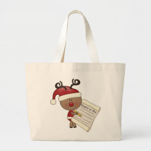 Rudy Reindeer Naughty of Nic Grote Tote Bag