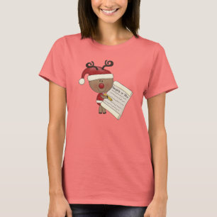 Rudy Reindeer Naughty of Nic T-shirt