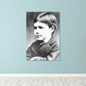 Rudyard Kipling, c.1870 Canvas Afdruk (Insitu (Houten vloer))