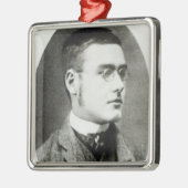 Rudyard Kipling Metalen Ornament (Links)