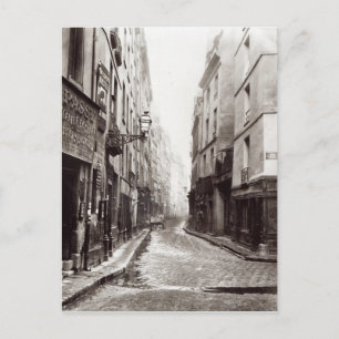 Rue Aumaire uit de Rue Volta, Parijs, 1858-78 Briefkaart