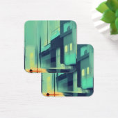 Rue azure de nuit (Bureau)