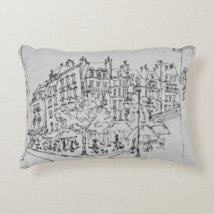 Rue de Conde   Jardin du Luxembourg, Parijs Decoratief Kussen