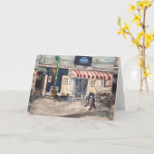 Rue de Division, carte de voeux de l'île de Kelley (Fleur jaune)