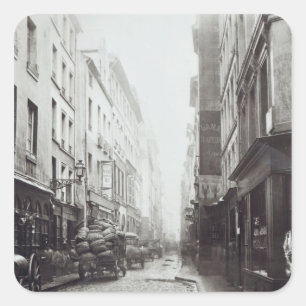 Rue de la Grande Truanderie Vierkante Sticker