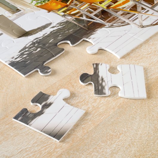 Rue de la Grèce Corfou, puzzle (Côté)