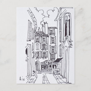 Rue de la Masse   Aix en Provence, Frankrijk Briefkaart