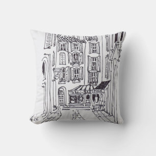 Rue de la Masse Aix en Provence, Frankrijk Kussen