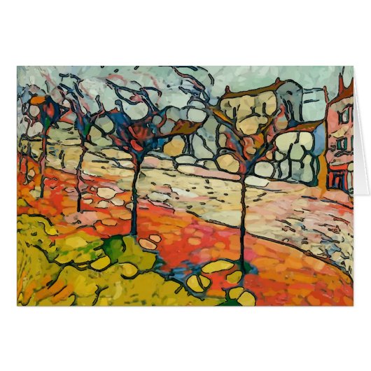 Rue de la ville, style Matisse (Devant horizontal)