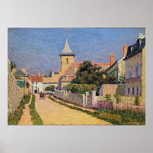 Rue de Moustier a Thorigny, kunst, Poster (Voorkant)