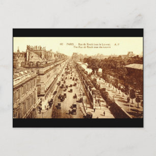 Rue de Rivoli, Parijs 1910 Briefkaart