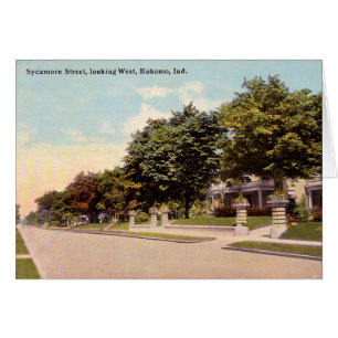 Rue de sycomore de Kokomo Indiana
