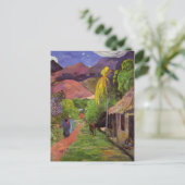 'Rue de Tahiti' - Carte postale Paul Gauguin (Debout devant)