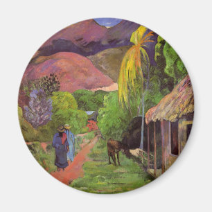 'Rue de Tahiti' - Paul Gauguin Magnet Magneet