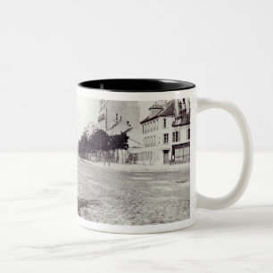 Rue d'Enfer van de weg naar Orleans Tweekleurige Koffiemok
