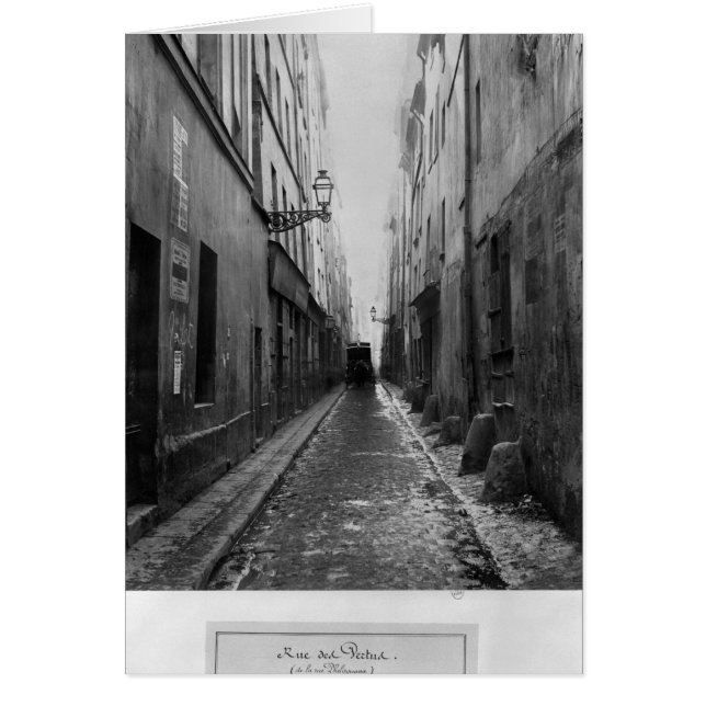 Rue des Vertus, de la rue Phelippeaux à Paris (Devant)