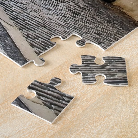 Rue du centre de Prague Jigsaw Puzzle (Côté)