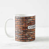 Rue du couronnement - Signe Mug classique (Gauche)