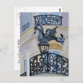 Rue du Dragon PARIS Briefkaart (Voorkant / Achterkant)