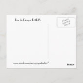 Rue du Dragon PARIS Briefkaart (Achterkant)