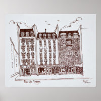 Rue du Dragon, Saint-Germain-des-Pres, Parijs