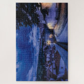 Rue du soir à Prague Jigsaw Puzzle (Vertical)