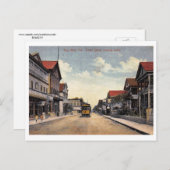 Rue Duval, Key West, Floride Carte postale vintage (Devant / Derrière)