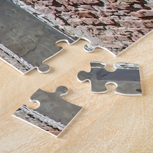 Rue étroite avec canal à Venise Jigsaw Puzzle (Côté)