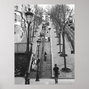 Rue Foyatier, Montmartre, Paris poster