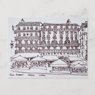 rue Garrett, Chiado Lissabon, Portugal Briefkaart