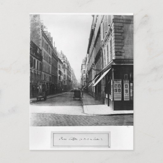 Rue Laffitte Briefkaart (Voorkant)