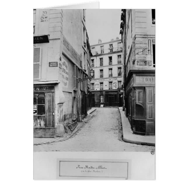 Rue Maitre Albert Paris, 1858-78 (Devant)