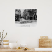 Rue Maitre Albert Paris, 1858-78 Poster (Keuken)