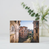 Rue pittoresque tranquille à Rome Italie Carte pos (Debout devant)