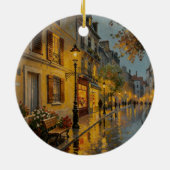 Rue pluvieuse de Paris Ornement (Dos)