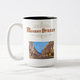 Rue Regent 15 oz. Mug deux tons