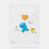 Rue Sésame | Accueil du Baby shower Monster Cookie (Recto)