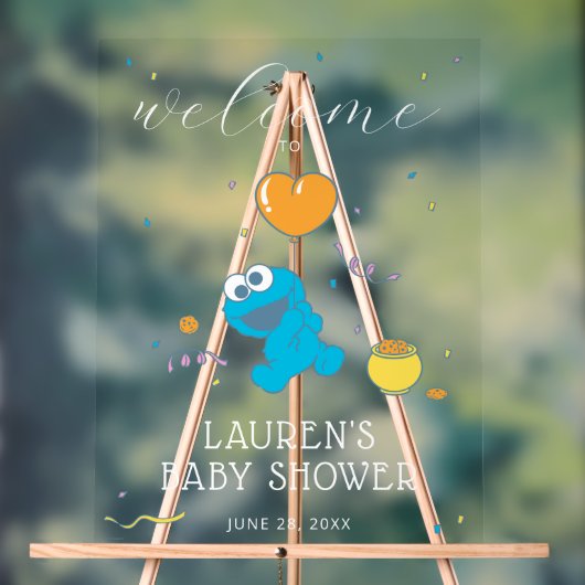Rue Sésame | Accueil du Baby shower Monster Cookie (Neutre)