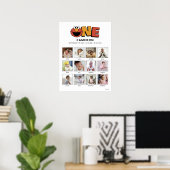 Rue Sésame | Affiche premier anniversaire d'Elmo (Bureau à domicile)