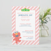 Rue Sésame | Elmo - Invitation d'anniversaire pour (Debout devant)