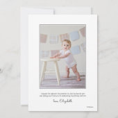 Rue Sésame Elmo Tableau Anniversaire Merci (Dos)