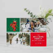 Rue Sésame | Vacances photo famille Elmo (Debout devant)