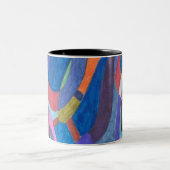 Ruée couleur, Mug d'art Abstrait (Centre)