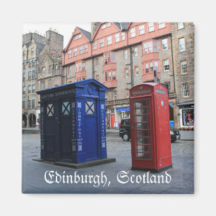 Rues aimant de réfrigérateur d'Edimbourg, Ecosse