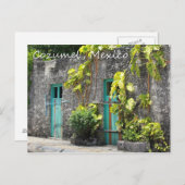 Rues de la carte postale Cozumel (Devant / Derrière)