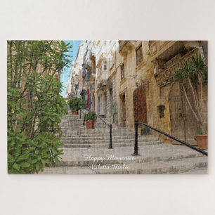 Rues de La Valette à Malte. Puzzle