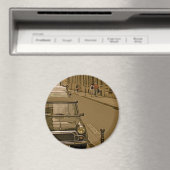 Rues de Paris Magnet (In Situ (Lave-vaisselle))